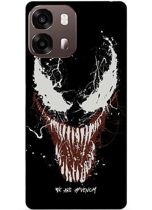 Чехол силиконовый бампер для oppo a6s с рисунком веном venom