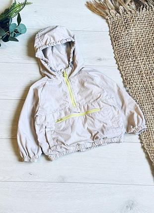 🌿анорак zara на 1,5/2 р 92 см ціна -280 г🌿на хб підкладці д-38 см рукав від ворота-37 см ширина-36 см