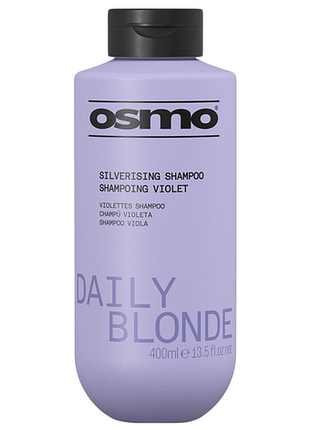 Шампунь против желтизны окрашенных светлых и натуральных волос daily blonde new osmo, 400 мл