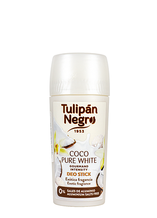 Дезодорант-стик для тела tulipan negro "нежный кокос" женский 60 мл daily skin care