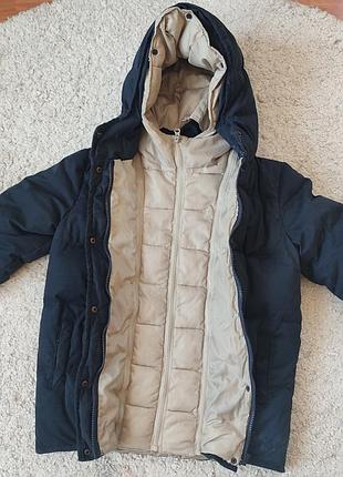 Куртка пухова mango 140 см,качине перо- пух 2