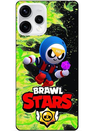 Чехол силиконовый бампер для oppo reno 15 с героем бравл мипл brawl