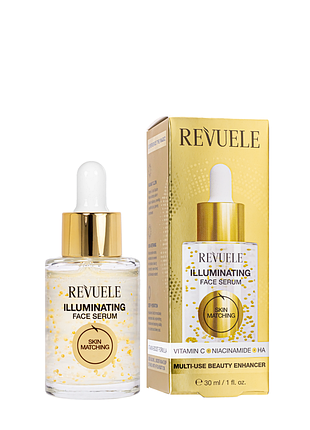 Сыворотка для сияния кожи лица revuele illuminating face serum vitamin c, 30 мл daily skin care