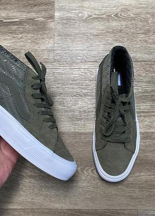 Оригінальні кеди vans sk8-mid gore-tex 'grape leaf' size 39 / 25 см