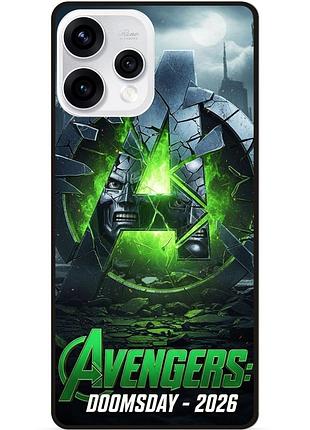 Силіконовий бампер чохол для oppo reno 15 з картинкою avengers doomsday мстители