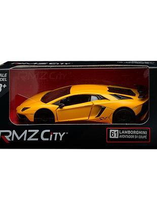 Продам машинку колекційну rmz city  іграшка машина  rmz city lamborghini aventador sv coupé (виробник uni-fortune)