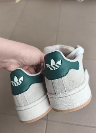 Замшевые кроссовки adidas campus 4