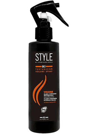 Спрей для обсягу текстурувальний hi style texturizing volume spray hipertin, 250 мл