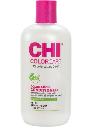 Кондиционер для окрашенных волос color care color lock chi, 355 мл