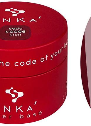 База для нігтів dnka cover base, no0006 30 мл