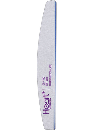 Пилка для нігтів heart half soft pro, 100/180