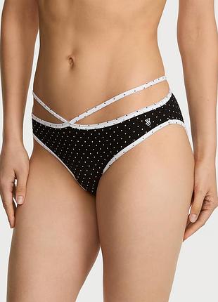 Трусики stretch cotton strappy bikini panty