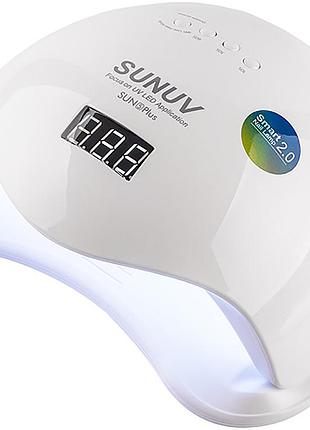 Лампа led/uv sunuv sun 5 plus white, 48 вт оригинал
