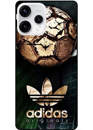 Силиконовый чехол бампер для oppo reno 15 с рисунком адидас adidas