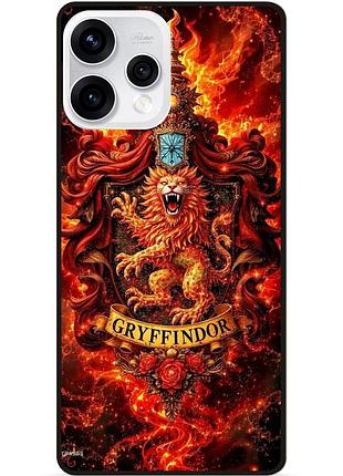 Силиконовый бампер чехол для oppo reno 15 с рисунком гриффиндор gryffindor гарри поттер harry potter