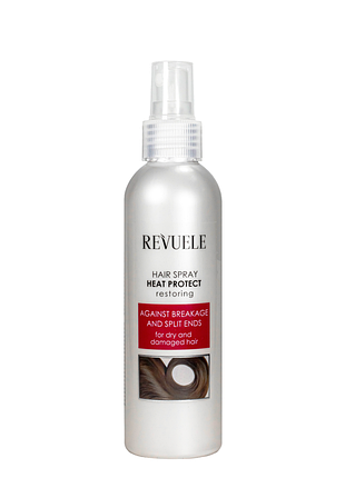 Спрей-термозащита для поврежденных и сухих волос revuele hair spray heat protect 200 мл daily skin care