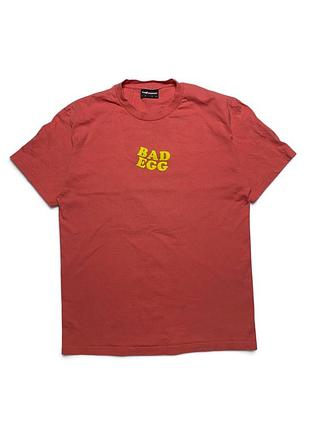 Чоловіча футболка the hundreds bad egg streetwear / skate червона l
