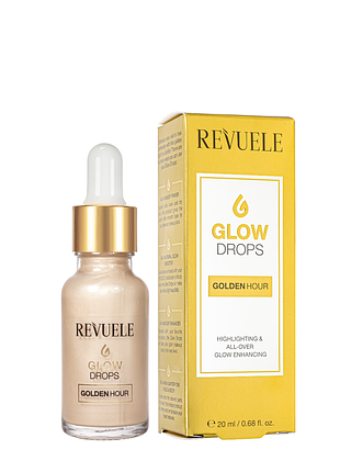 Сыворотка хайлайтер для лица и тела revuele golden hour, 20 мл daily skin care