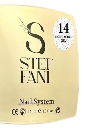 Гель для нарощування builder gel no 14 steffani, 15 мл