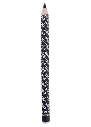 Олівець для очей восковий eye wax pencil black, zola