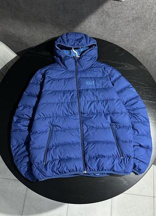 Чоловіча пухова куртка jack wolfskin l/л пуховик