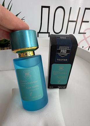 Парфуми унісекс тестер kurkdjian aqua media cologne forte 58 мл, свіжий цитрусовий аромат із бергамотом і матча (пф436.24)