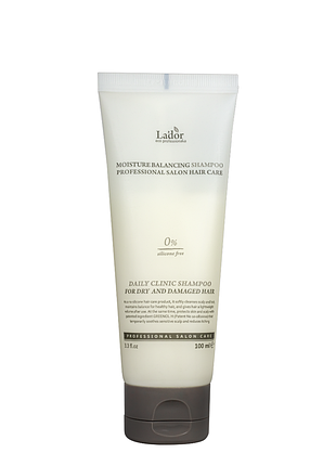 Увлажняющий шампунь для сухих и поврежденных волос la'dor moisture balancing без силиконов 100 мл daily skin care