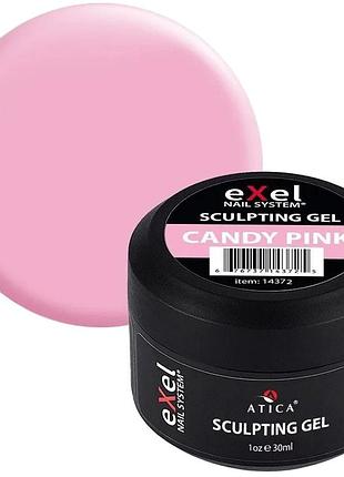Гель моделювальний 07 candy pink sculpting gel atica, 30 мл