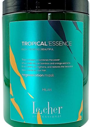 Маска увлажняющая для волос tropical essence le cher, 1000 мл