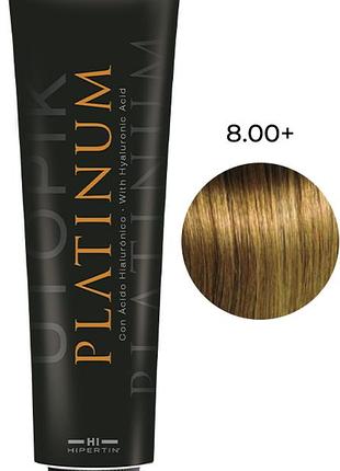 Крем-краска для волос 8.00+ светлый блонд интенсивный platinum hipertin, 100 мл