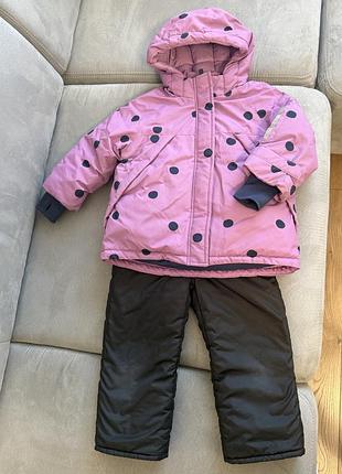 Зимовий костюм zara, штани від plamka до -30 морозу