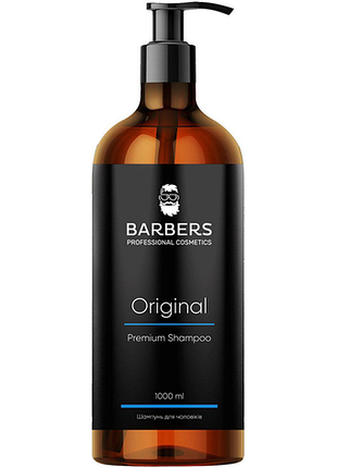 Шампунь для чоловіків для щоденного використання barbers original, 1000 мл