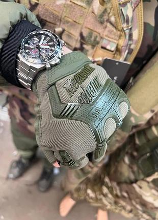 Варежки тактические беспалые mechanix масло 4