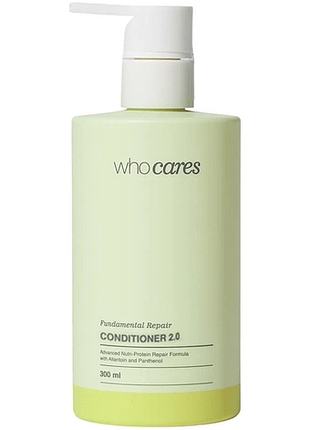 Кондиціонер поживний із вдосконаленою формулою conditioner 2.0 fundamental repair who cares, 300 мл