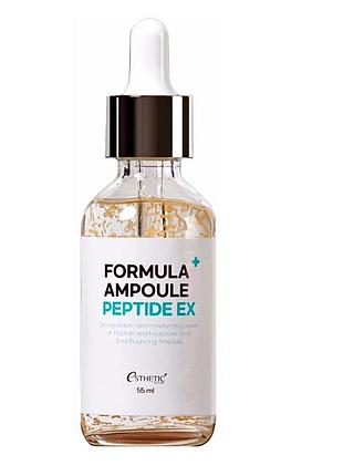 Сироватка для обличчя пептиди esthetic house formula ampoule peptide ex, 55 мл