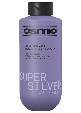 Маска проти жовтизни фарбованого світлого та натурального волосся super silver new osmo, 400 мл