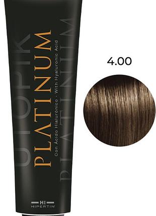 Крем-краска для волос 4.00 каштановый platinum hipertin, 100 мл