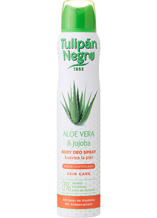 Дезодорант-спрей алоэ вера и жожоба tulipan negro, 200 мл