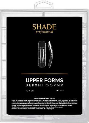Верхні форми для нарощування nail upper forms 05 shade, 120 шт.
