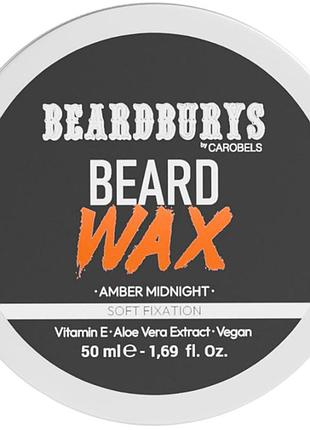 Віск для бороди amber midnight beardburys, 50 мл
