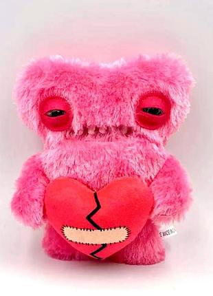М'яка іграшка fuggler pink love wide eyed weirdo з розбитим серцем, фаглер, рожевий (без коробки)