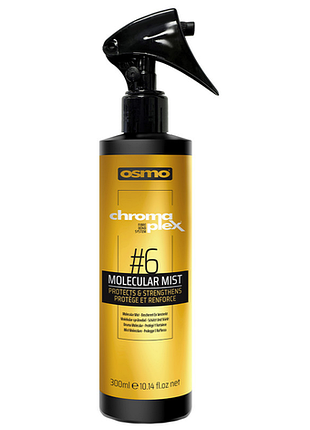 Спрей для захисту поверхневих шарів волосся molecular mist no6 chromaplex new osmo, 300 мл