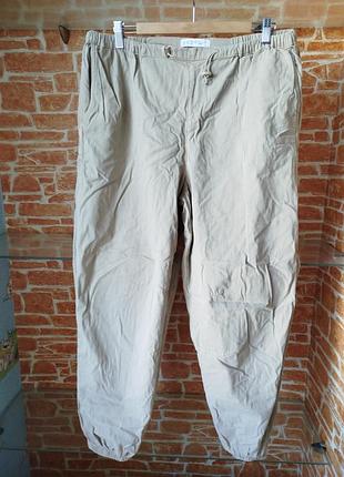 Брюки denim co 46 р хлопок с эластичным шнурком