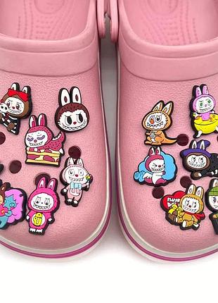 Набір джибітсів (18 шт.) з labubu для crocs