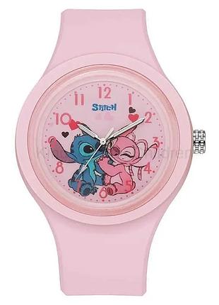 Детские наручные часы лило и стич (lilo & stitch) - розовый