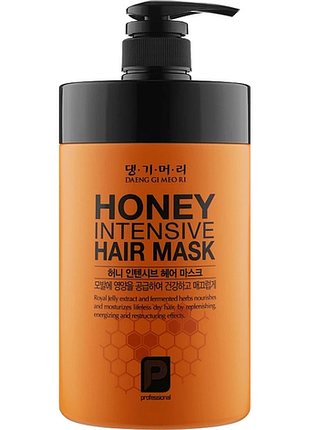 Маска интенсивная медовая для восстановления волос honey therapy plus daeng gi meo ri, 1000 мл