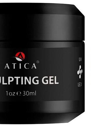 Моделювальний гель sculpting gel pastel yellow atica, 30 мл