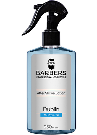 Тонизирующий лосьон после бритья barbers dublin, 250 мл