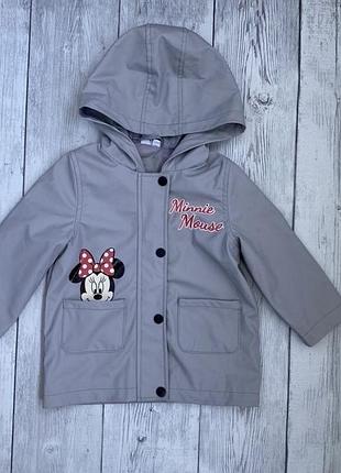 Куртка minnie mouse mickey disney на 1,5-2,5 года ( рост 92 см)