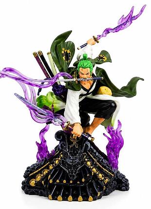 Колекційна аніме фігурка ророноа зоро, roronoa zoro в коробці